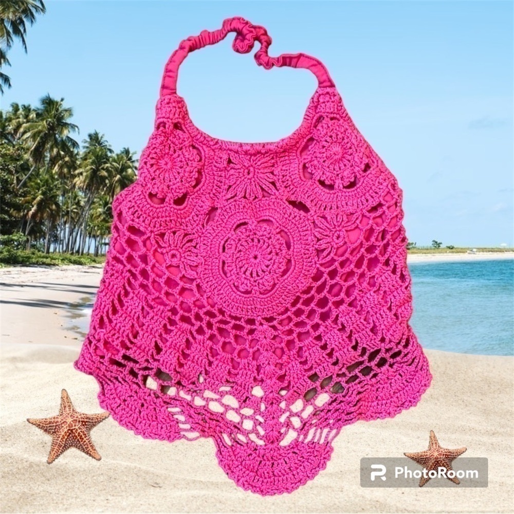 Toddler Girls Size 4T Crocheted Halter Top